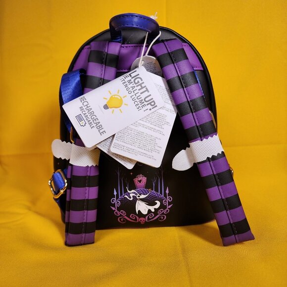 Loungefly Disney NBC Zero Graveyard Light Up Jack Pop Up Mini Backpack NEW - Picture 7 of 12